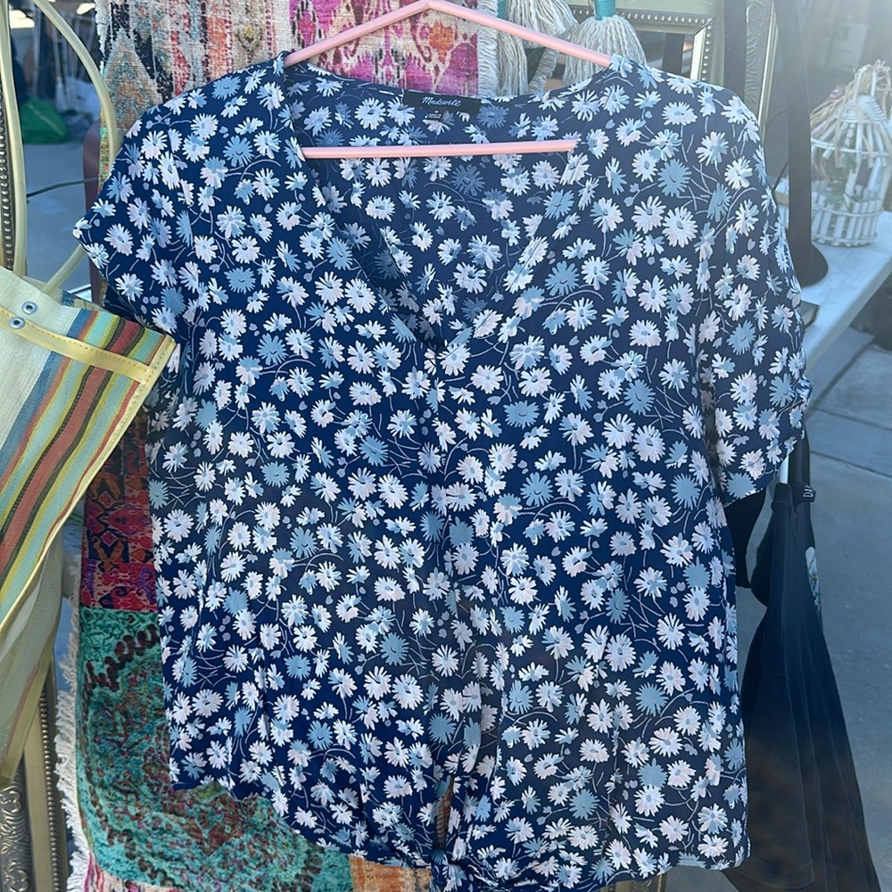 Madewell Floral Blouse